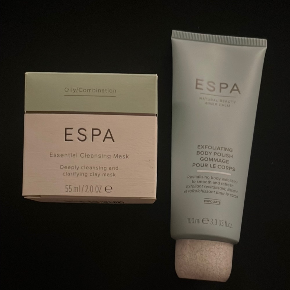 ESPA Cleansing Mask & Body Polish full size bundle NIB
